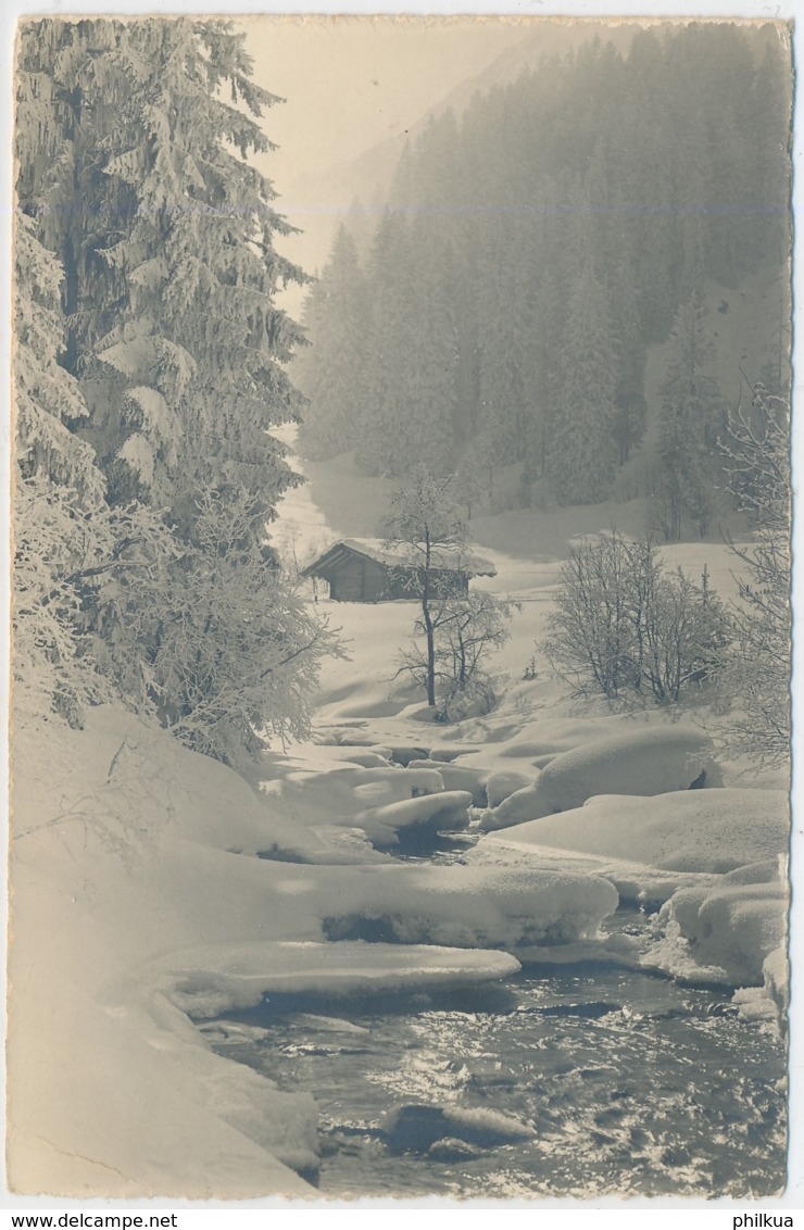 Kalter Wintertag - Photo E. Gyger Adelboden - Adelboden