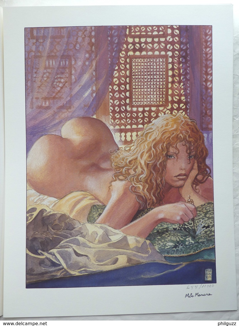 RARE PORTFOLIO MANARA - ALTAYA 2007 - 3 EX LIBRIS + POCHETTE - Ilustradores M - O