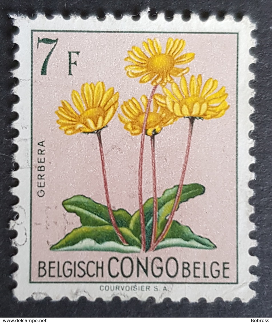 1952-1953 Definitive Issues, Flowers, Belgish Congo Belge, *,**,or Used - Oblitérés