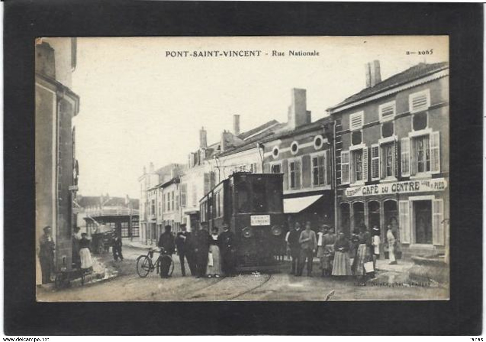 CPA Meurthe Et Moselle 54 Pont Saint Vincent Tramway Chemin De Fer Train Gare Station Circulé - Autres & Non Classés