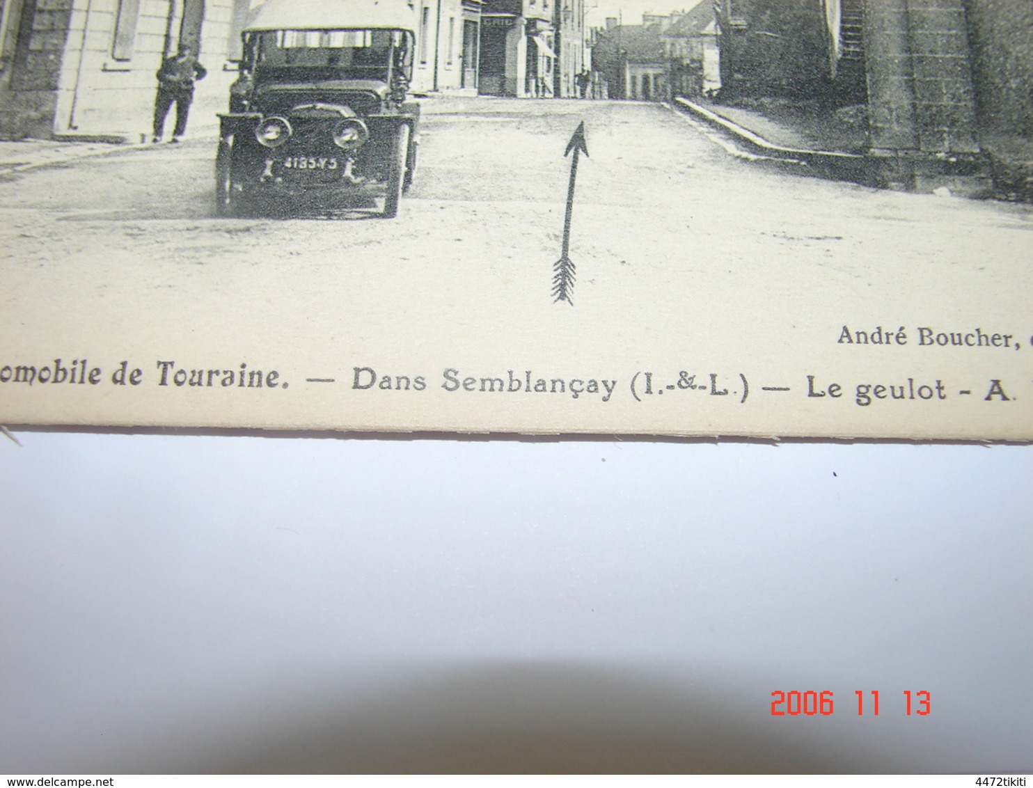 C.P.A.- Semblançay (37) - Circuit Automobile De Touraine - Le Geulot - 1910 - SUP (BO 19) - Semblançay