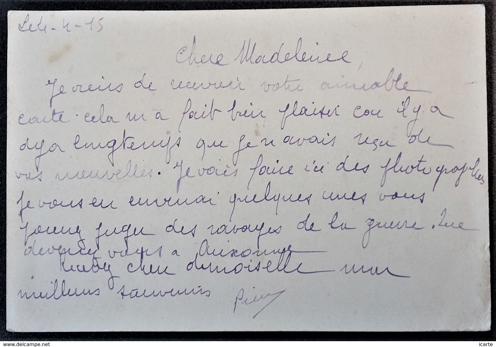 Carte De Franchise Militaire 4 Drapeaux Simili Timbre FM Du 10e Génie Vers Auxonne Avril 1915 - Lettres & Documents