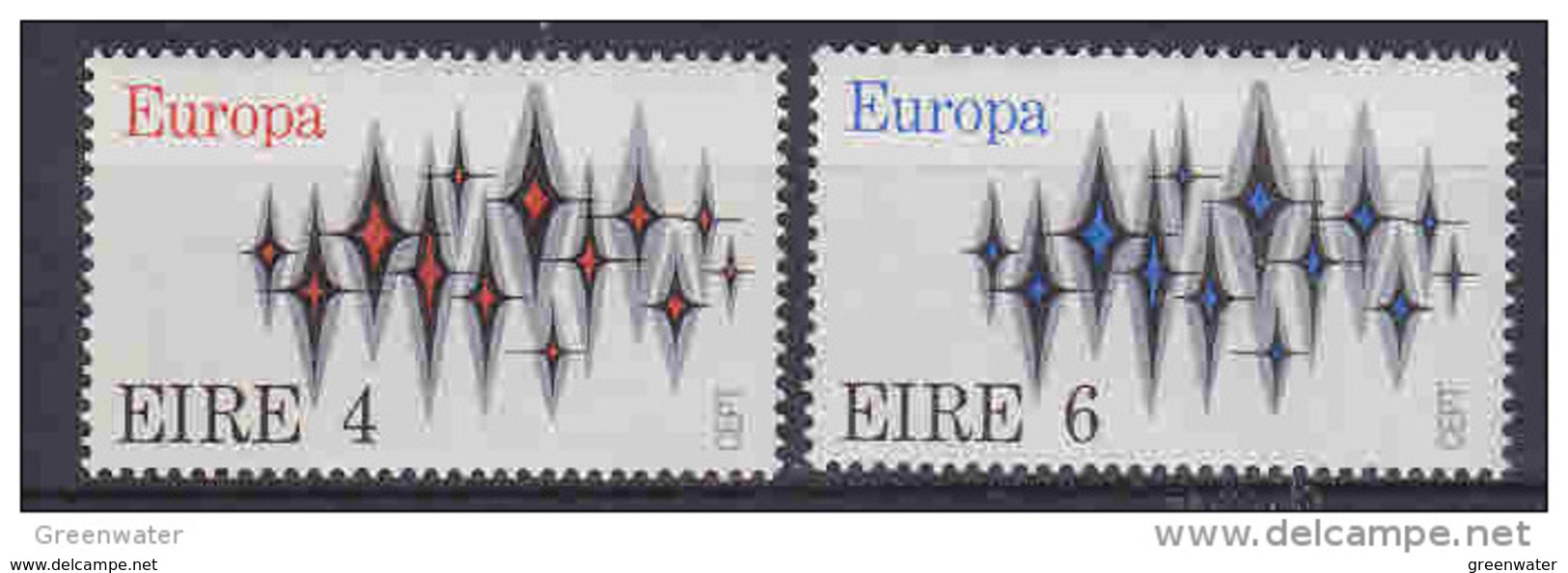 Europa Cept 1972 Ireland 2v ** Mnh (42932) - 1972