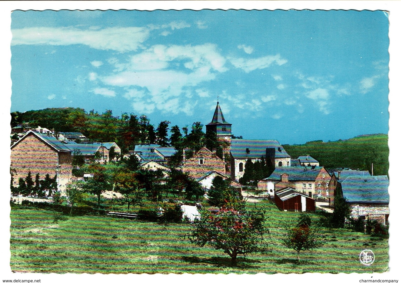 Dochamps - Centre Du Village - Hôtel Les Aglires - Edit. Quoilin Dochamps - Circulée  - 2 Scans - Manhay