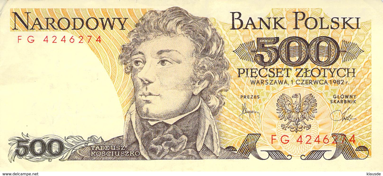 500 Zloty Polen VF/F (III) 1982 - Polen