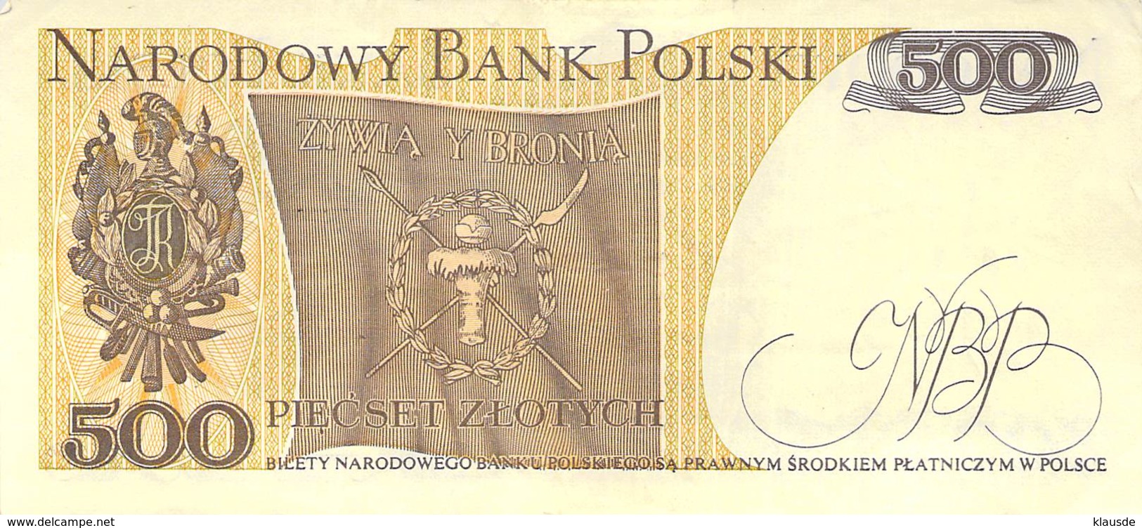 500 Zloty Polen VF/F (III) 1982 - Polen