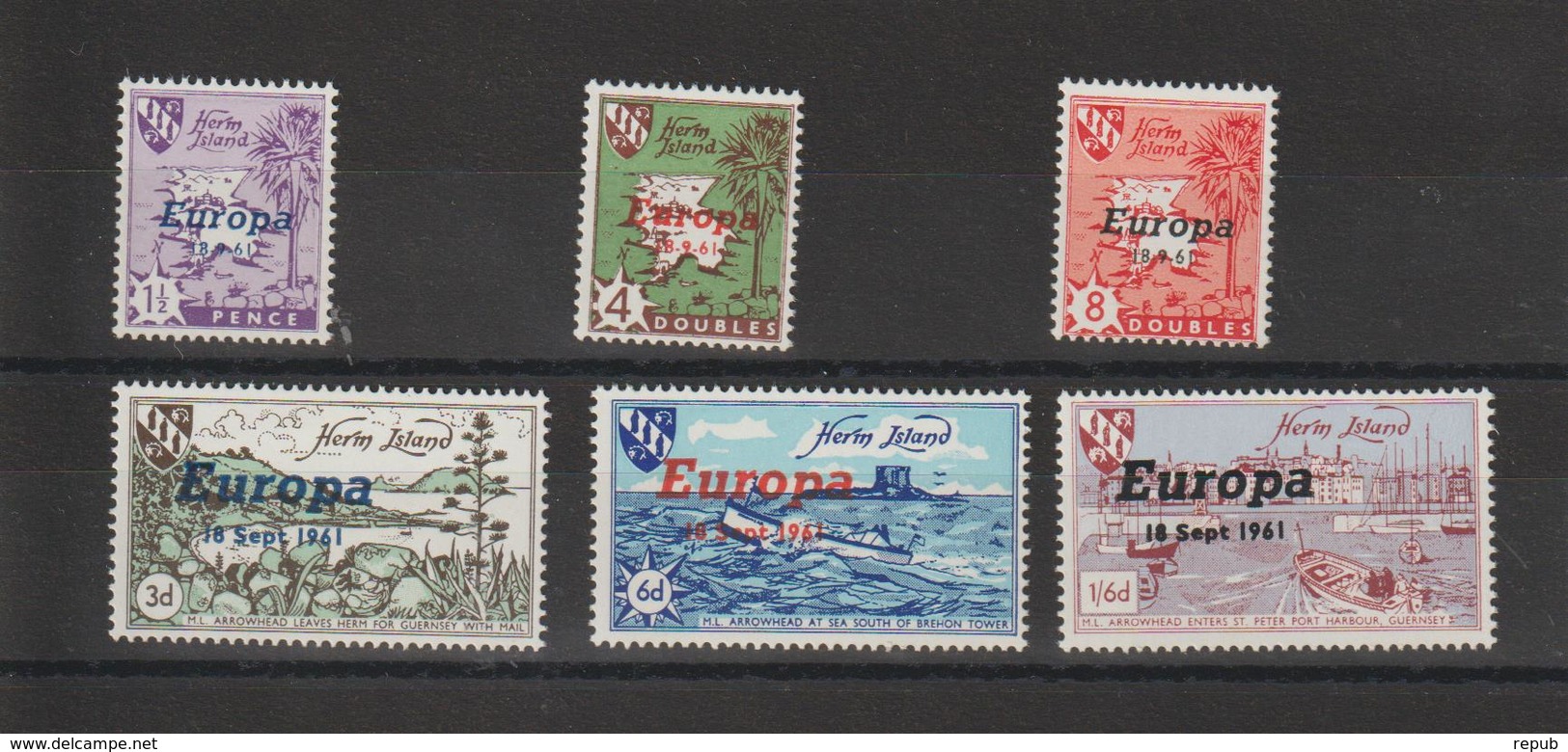 Europa 1961 Hern Island 6 Val ** MNH - 1961