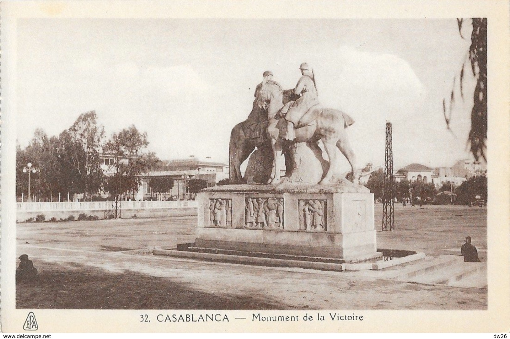 Casablanca - Monument De La Victoire - Photo Albert - Carte EPA N° 32 Non Circulée - Casablanca