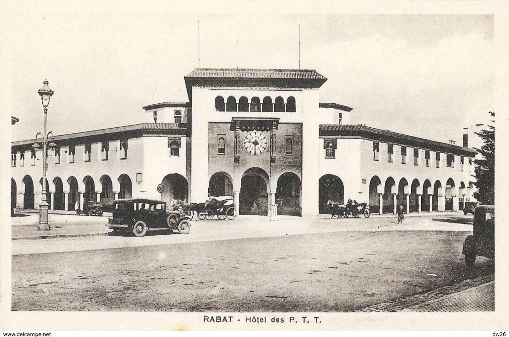 Rabat - Hôtel Des P.T.T. Poste - Edition L.M. Casablanca - Carte Non Circulée - Casablanca