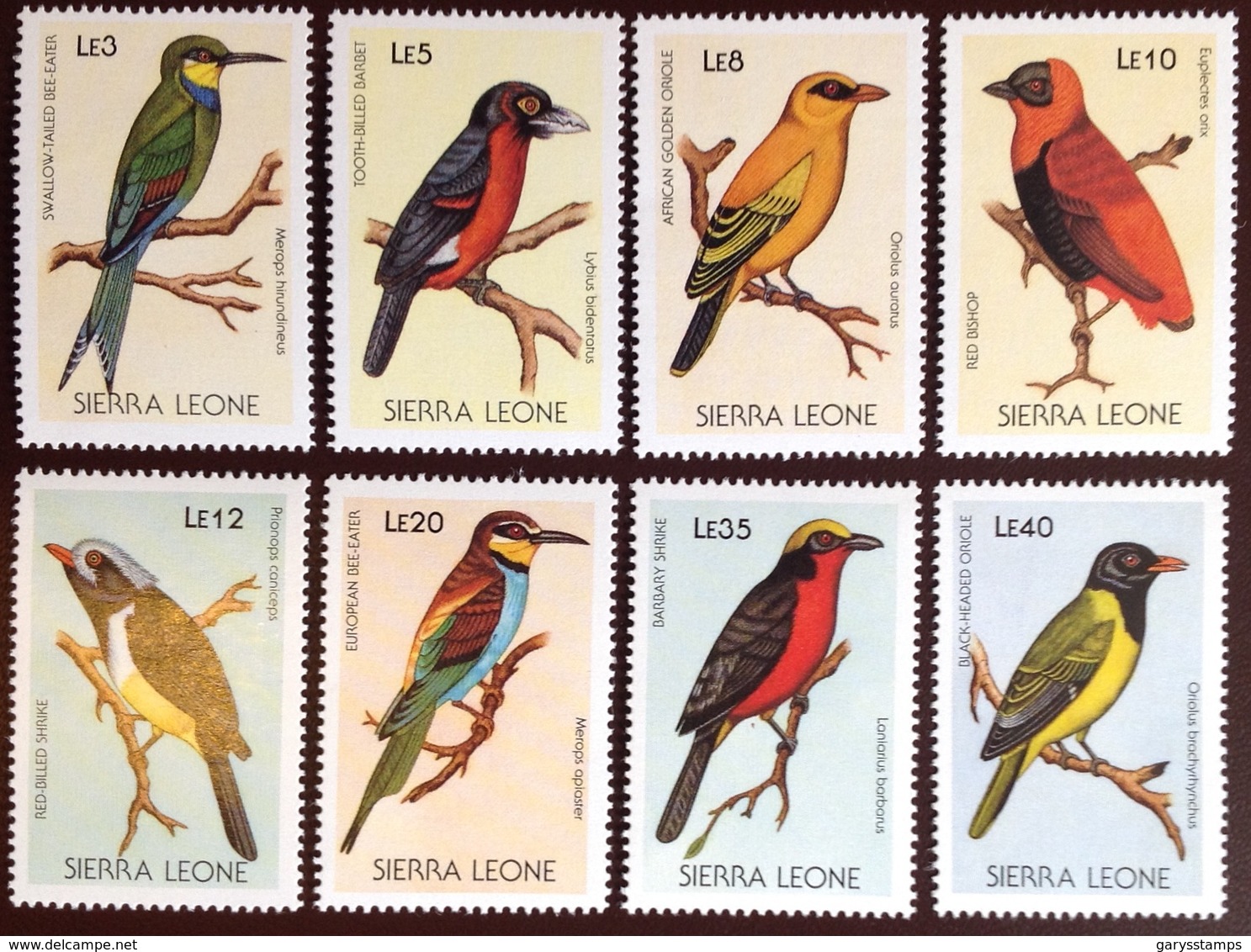 Sierra Leone 1988 Birds MNH - Sonstige & Ohne Zuordnung