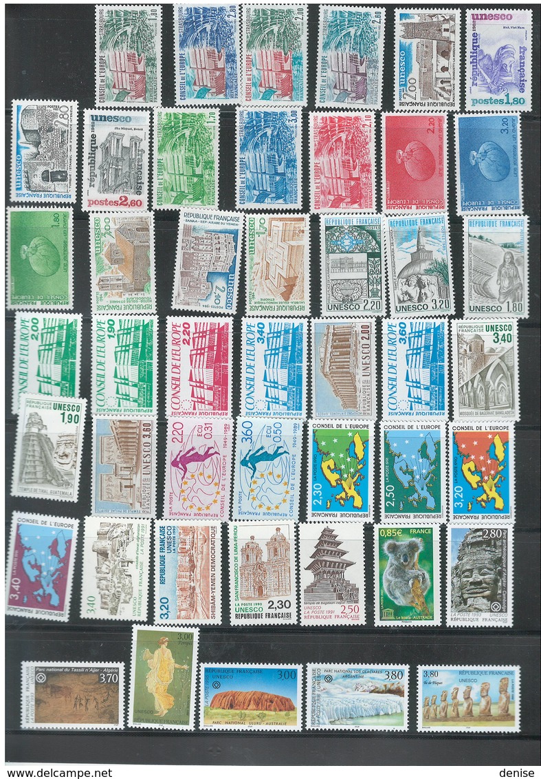 France - Lot De Timbres De Service - 129 Piéces - PROPOSE A 10 % DE LA COTE - Neufs