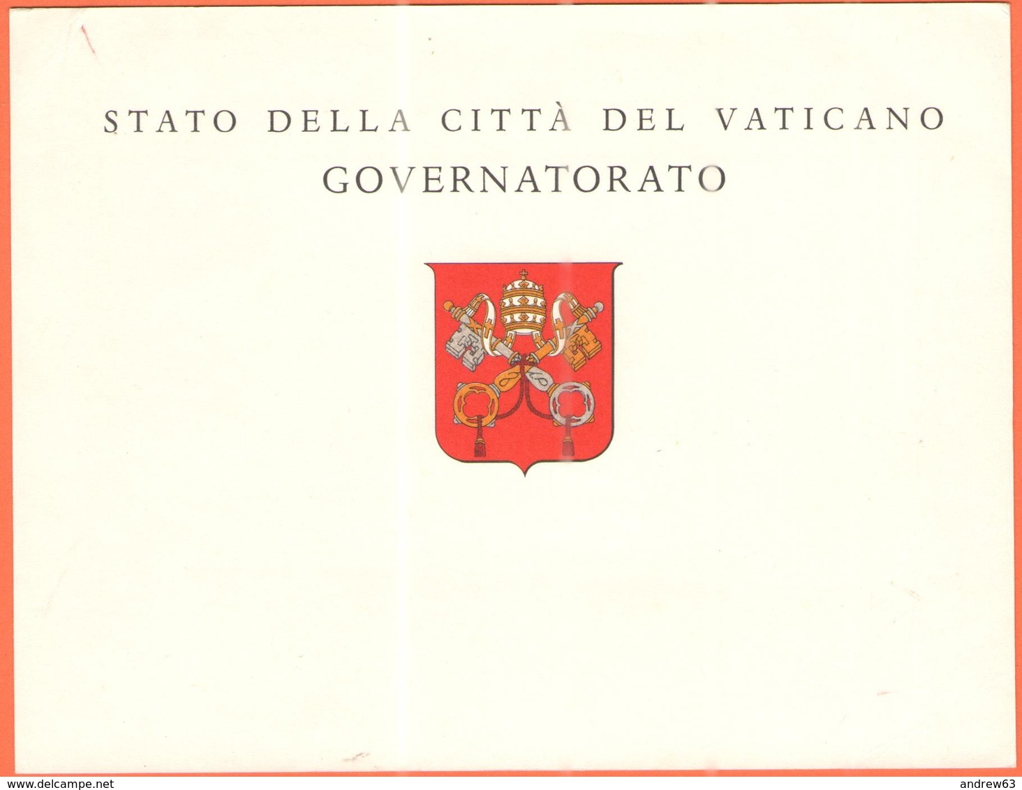 STATO DELLA CITTA' DEL VATICANO - Governatorato - Riproduzione Su Cartoncino Di Espresso Di Lire 2 Poste Vaticane - Altri & Non Classificati