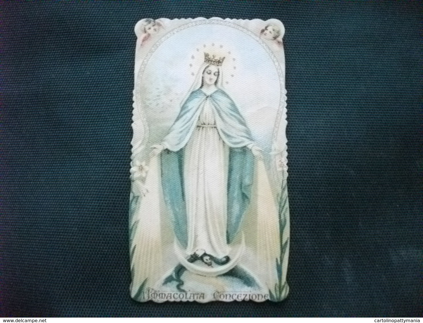 SANTINO HOLY PICTURE IMAGE SAINTE IMMACCOLATA CONCEZIONE  ANGELI - Religion & Esotericism