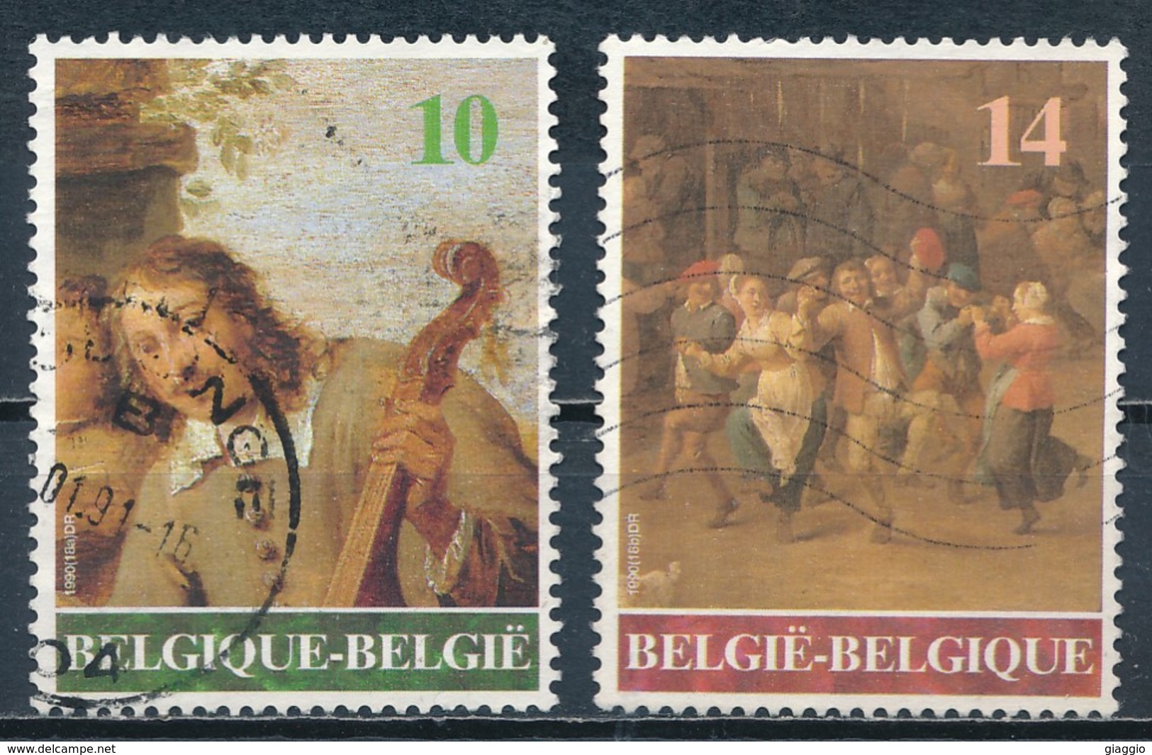 °°° BELGIO - Y&T N°2393/94 - 1990 °°° - Usati