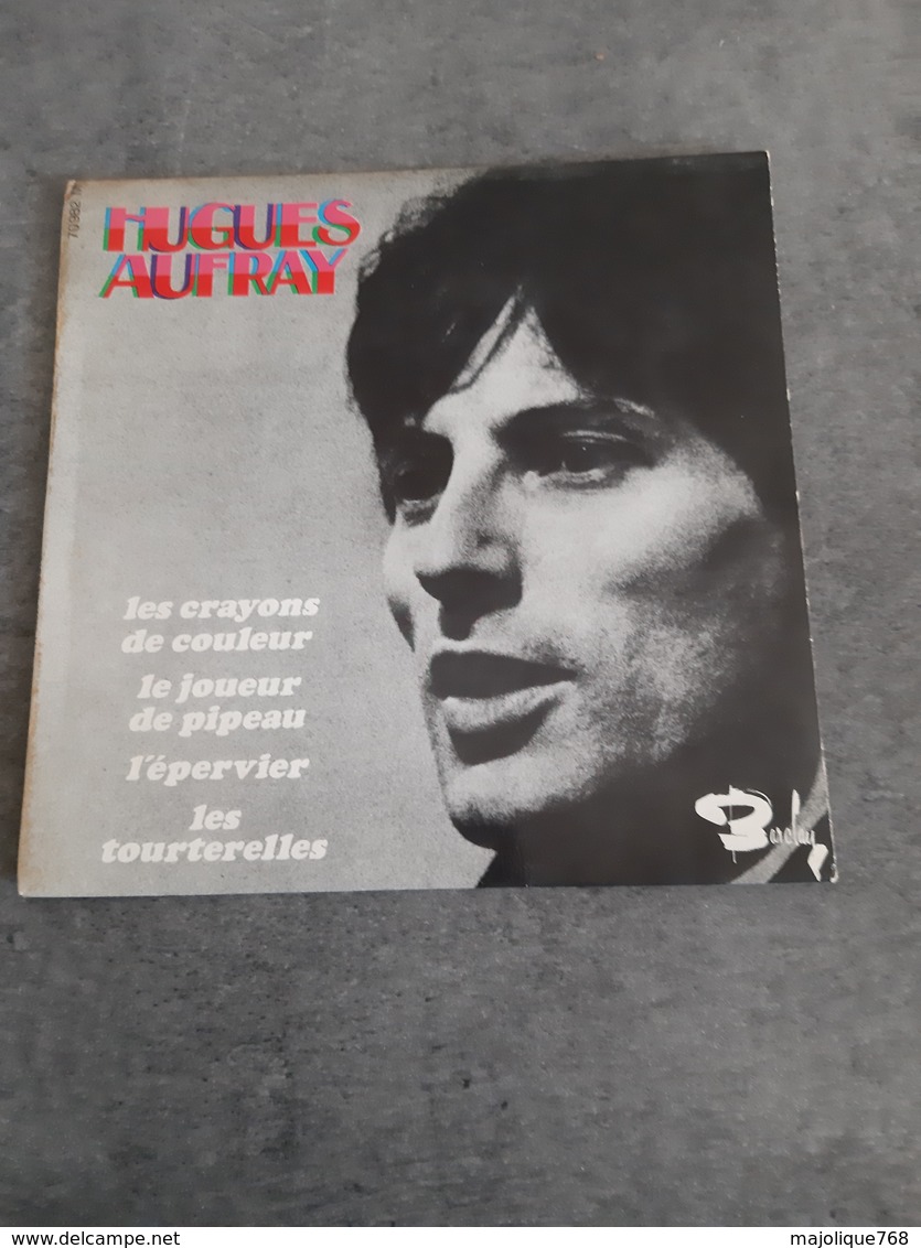 Disque De Hugues Aufray - Les Crayons De Couleur - Barclay 70982 - 1966 - - Country & Folk