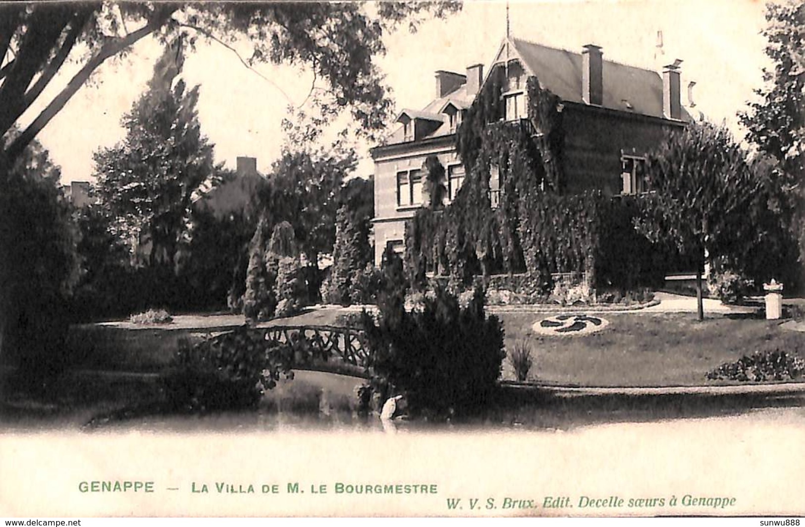 Genappe - La Villa De M. Le Bourgmestre (W V S Edit. Decelle Soeurs, 1908) - Genappe
