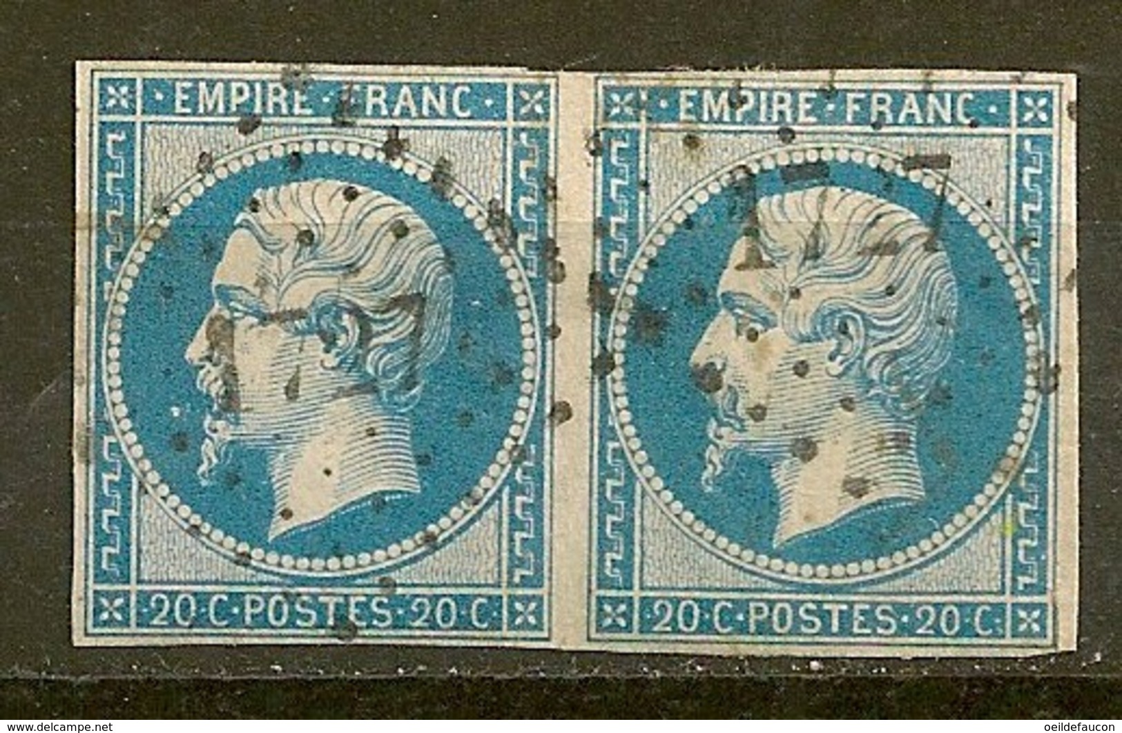 Paire Du 14 B - 1852 Louis-Napoleon