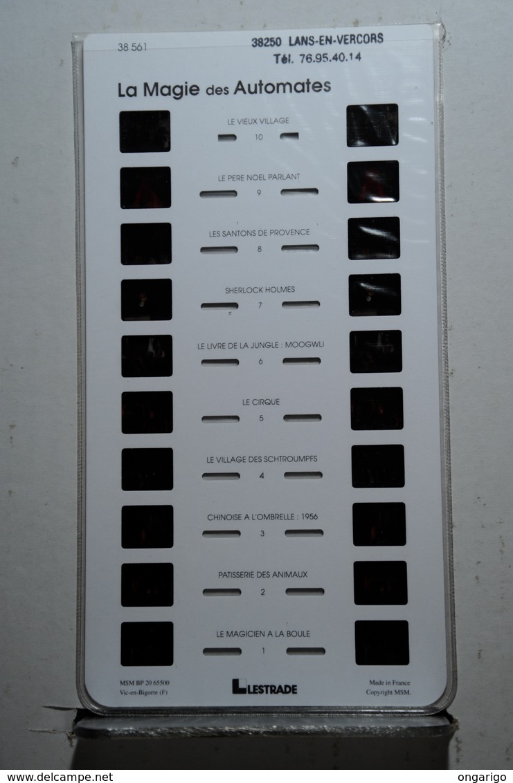 LESTRADE / MSM :  38561   LA MAGIE DES AUTOMATES - Stereoscoopen