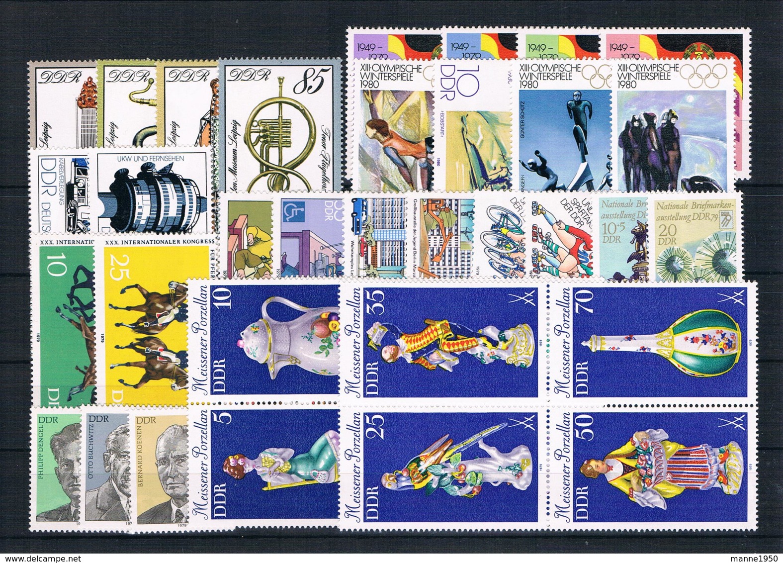 (019) DDR Posten/Lot Mit Kpl Sätzen **postfrisch - Mezclas (max 999 Sellos)