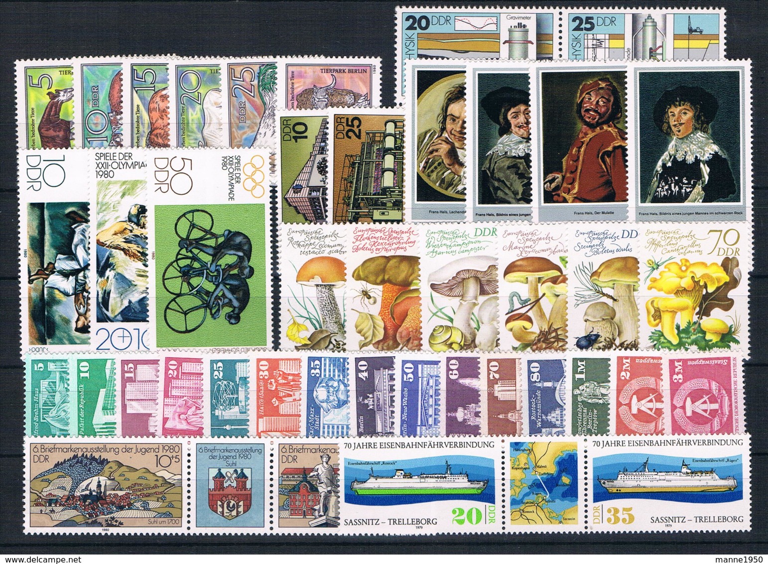 (022) DDR Posten/Lot Mit Kpl Sätzen **postfrisch - Lots & Kiloware (mixtures) - Max. 999 Stamps