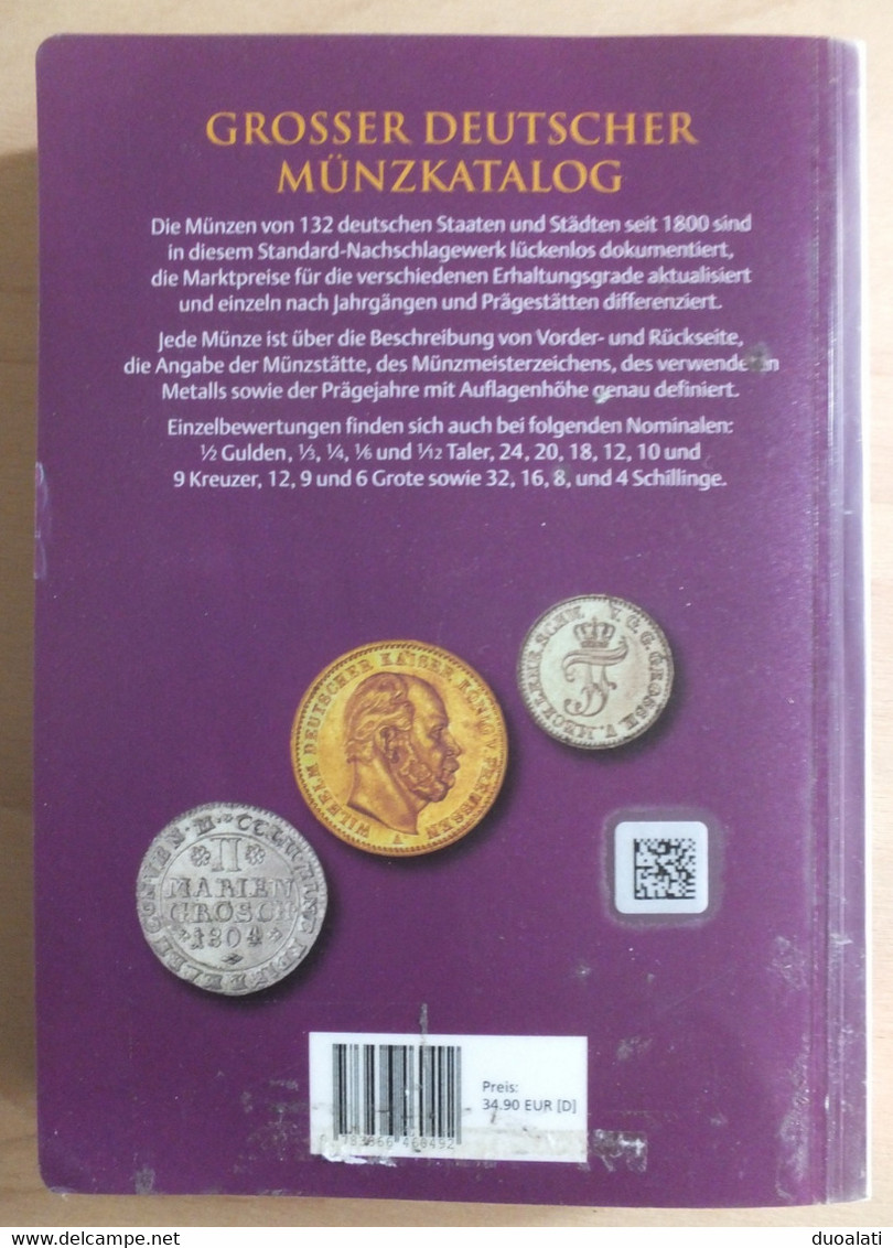 Germany Deutschland Großer Deutscher Münzkatalog von 1800 bis heute 25. Auflage 2010 German Coin Cataloque