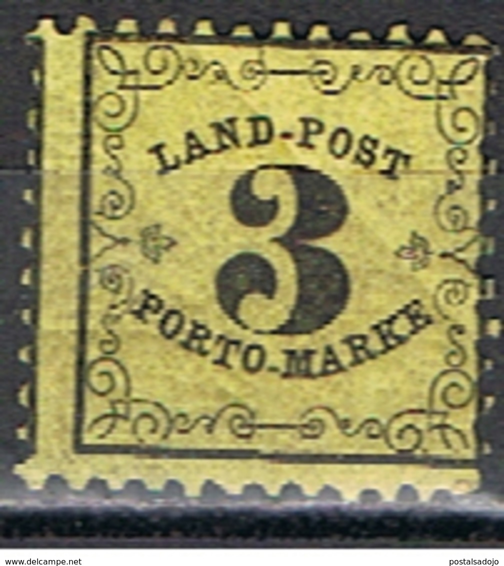 A2 9 //  BADE // YVERT 2 TAXE // 1862 - Mint