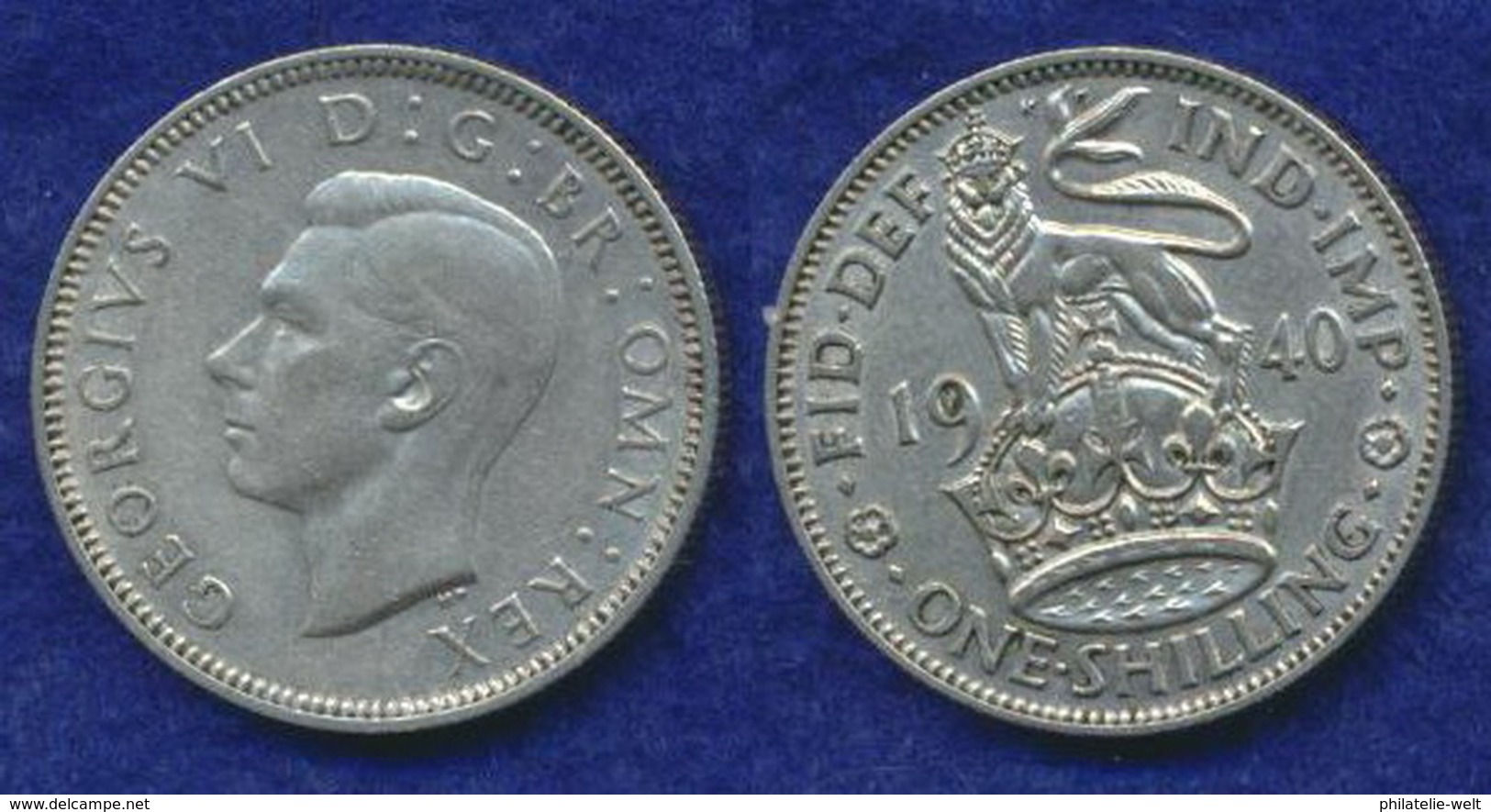 Großbritannien 1 Shilling 1940 Georg VI. Ag500 5,6g - I. 1 Shilling