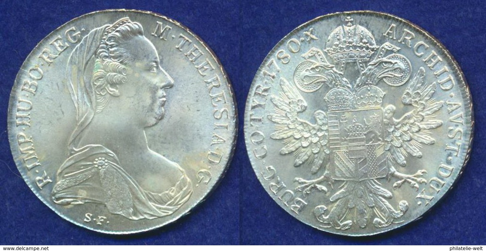 Österreich  1780 Maria-Theresientaler Ag800 Replik - Austria