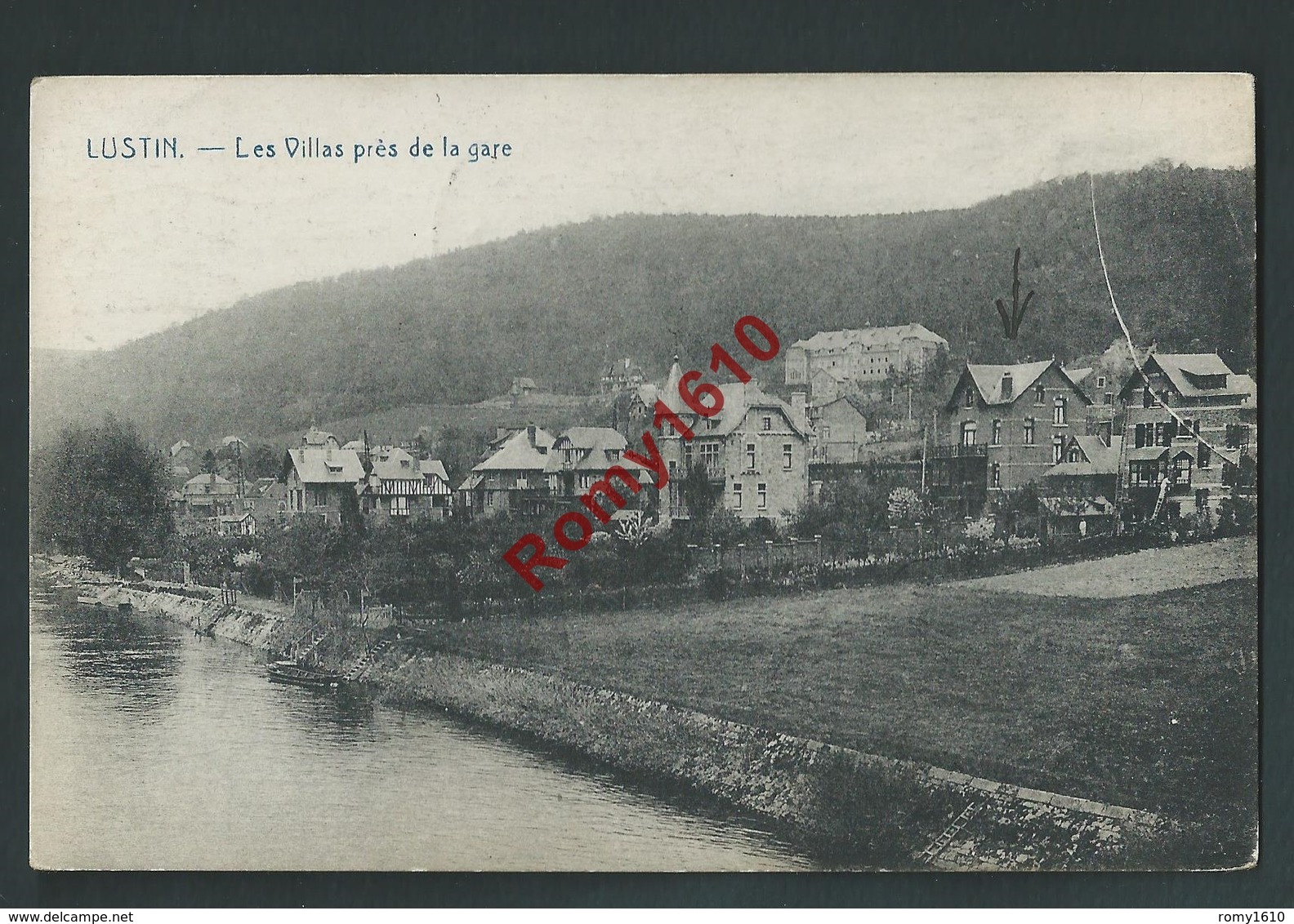 Lustin. Les Villas Près De La Gare. Scan Recto/verso - Profondeville