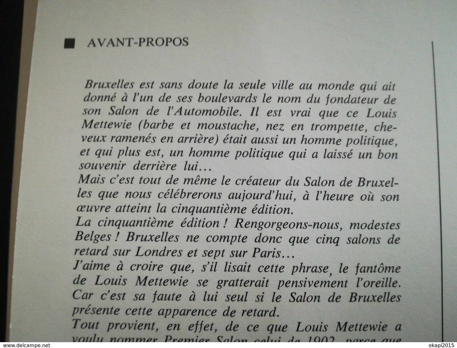 SALON DE L 'AUTOMOBILE UNE PHOTO ORIGINALE + UN VIEUX LIVRE D' OR DU SALON AUTOMOBILE MOTOCYCLE  CYCLE DE 1970 BELGIQUE