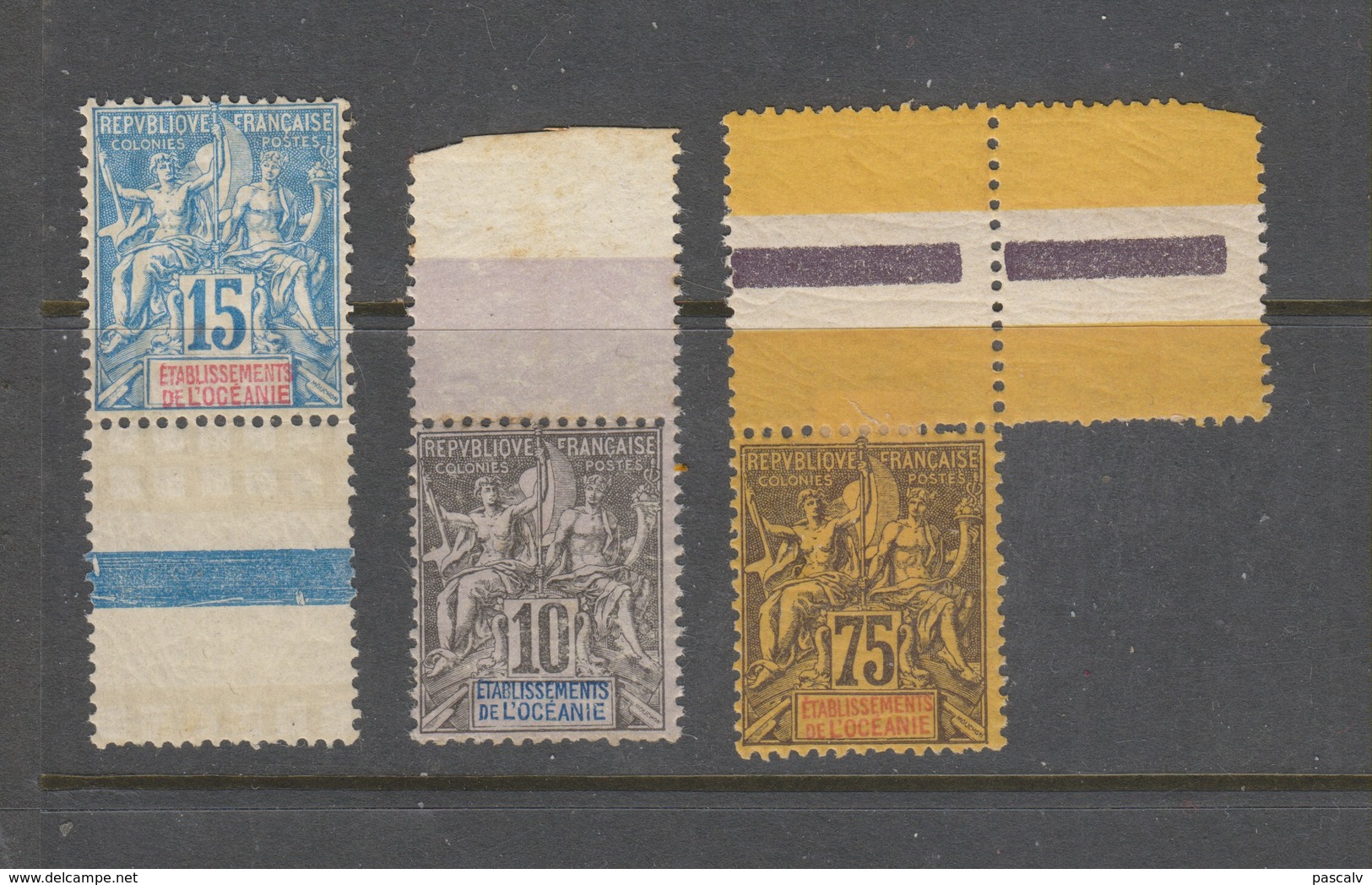 Yvert Numéros 5 - 6- 12 Neufs - Unused Stamps