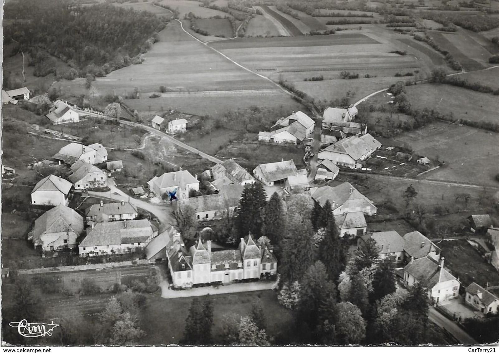 CPSM. FERTANS. VUE  GENERALE. FLAMME ORNANS. - Sonstige & Ohne Zuordnung