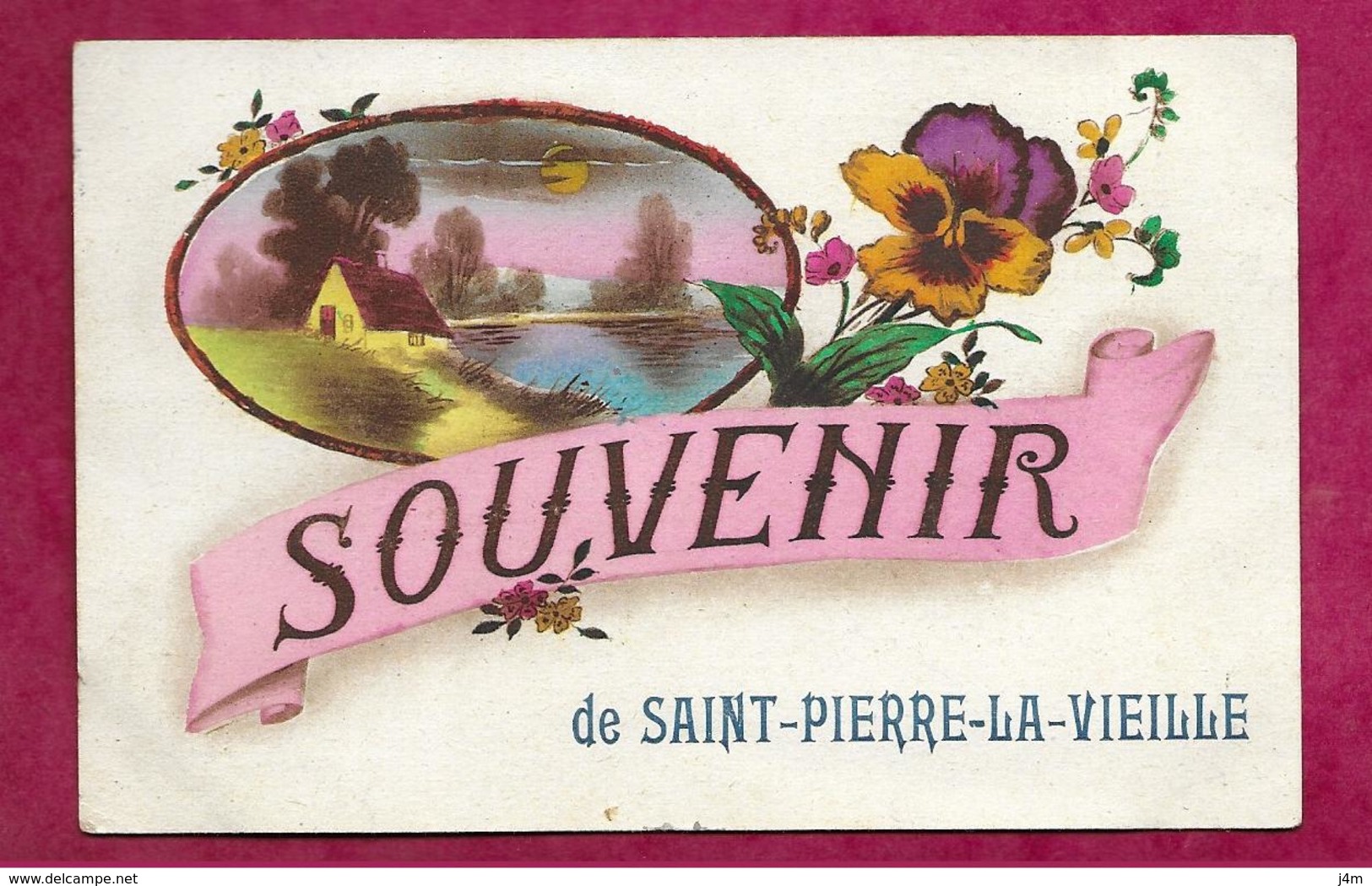 14/ CALVADOS...Souvenir De SAINT PIERRE La VIEILLE - Autres & Non Classés