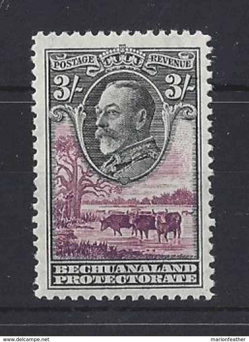 BECHUANALAND..KING GEORGE V.(1910-36) " 1932."..3/-....SG108...(CAT VAL.£48.)..MH.. - 1885-1964 Bechuanaland Protectorate