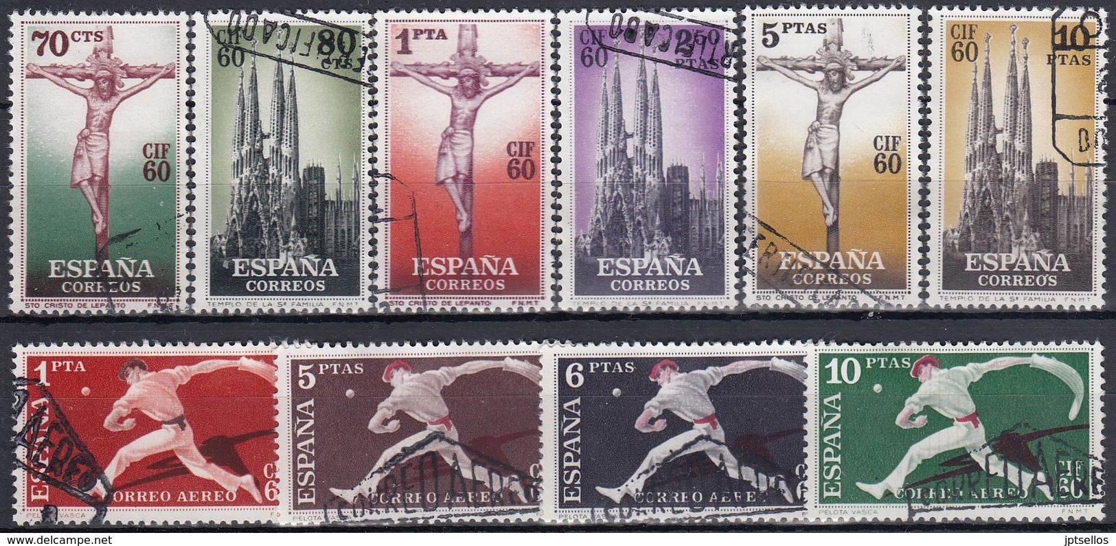 ESPAÑA 1960 Nº 1280/89 USADO - Used Stamps