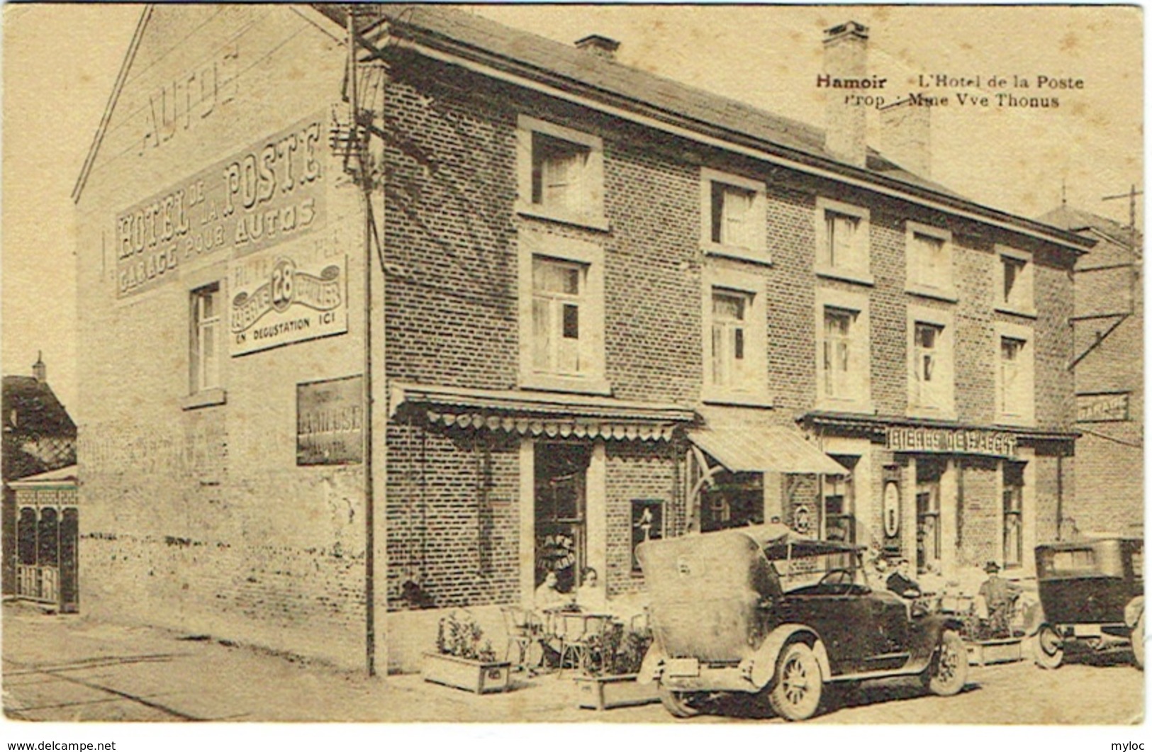 Hamoir. Hôtel De La Poste. Garage Pour Autos. Prop. Mme. Vve. Thonus. - Hamoir