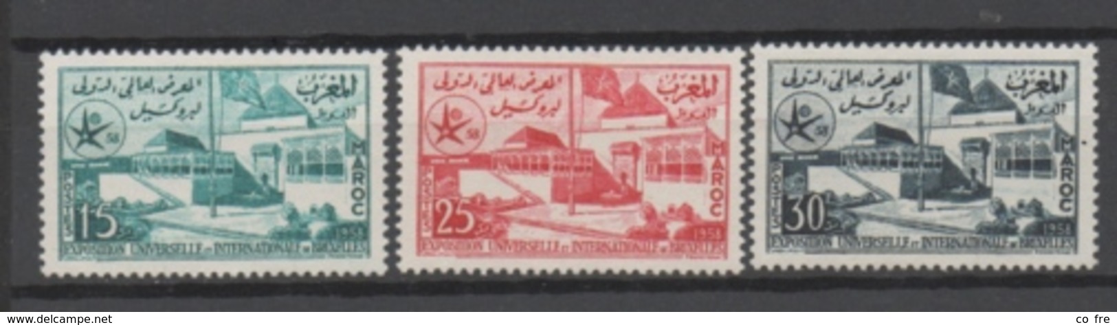 Maroc N°383 à 385** - Maroc (1956-...)