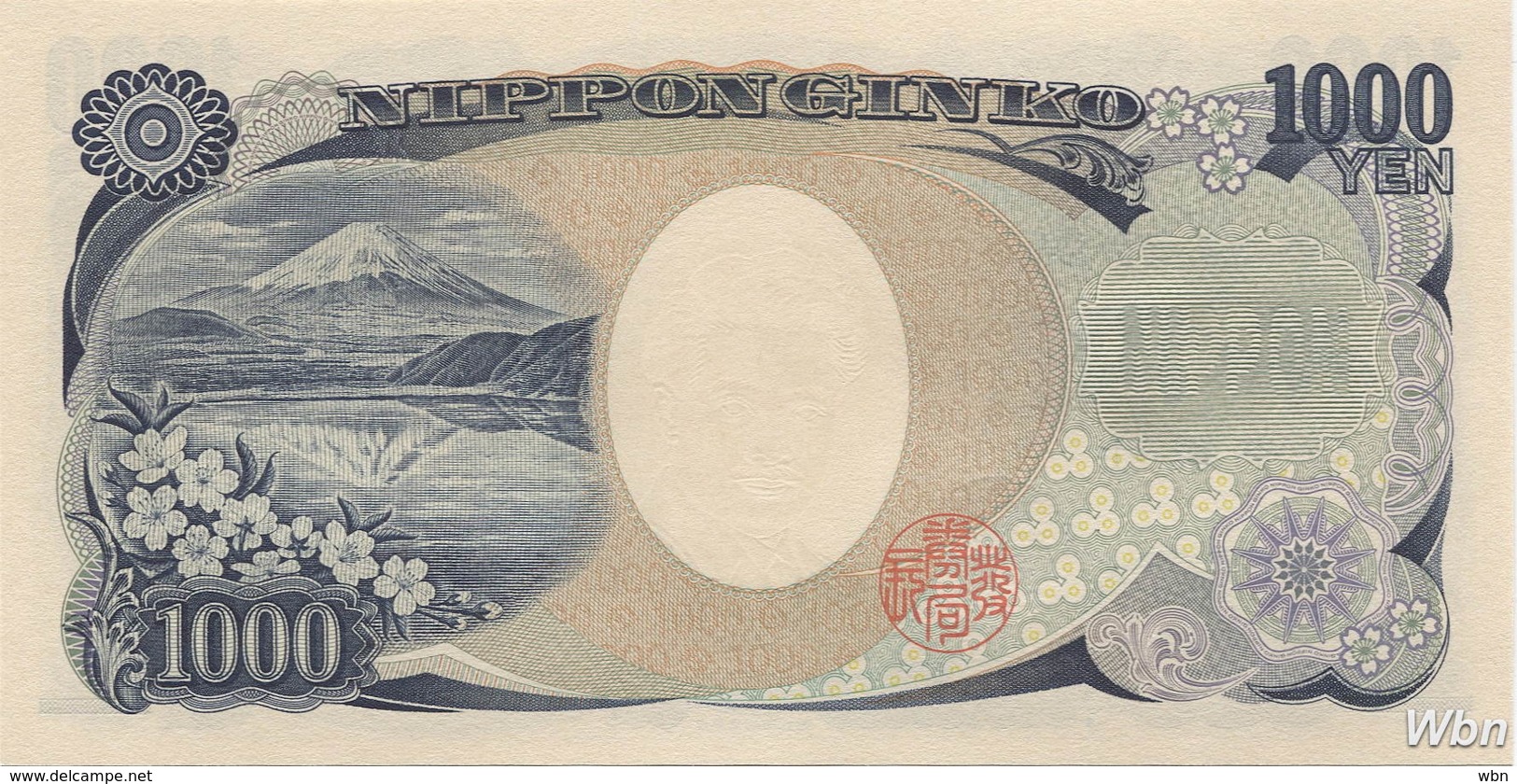 Japan 1000 Yen (P104d) (Pref: LW) -UNC- - Japon