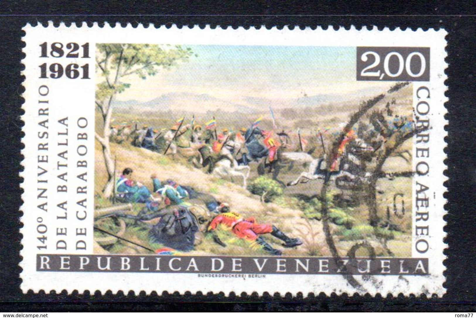 CI1288 - VENEZUELA 1961, Posta Aerea Yvert N. 748 Usato - Venezuela