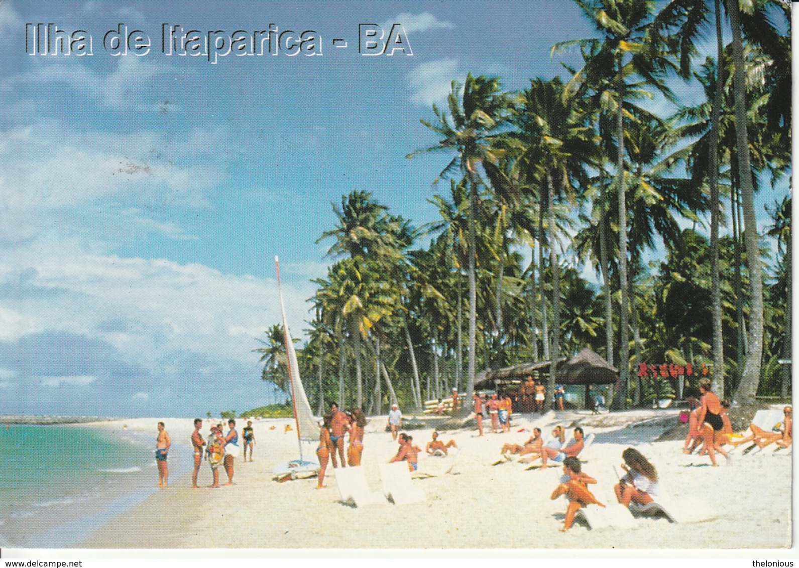 Cartolina Dal Brasile, Itaparica - Per Bologna 1998 (vedi Foto) - Salvador De Bahia