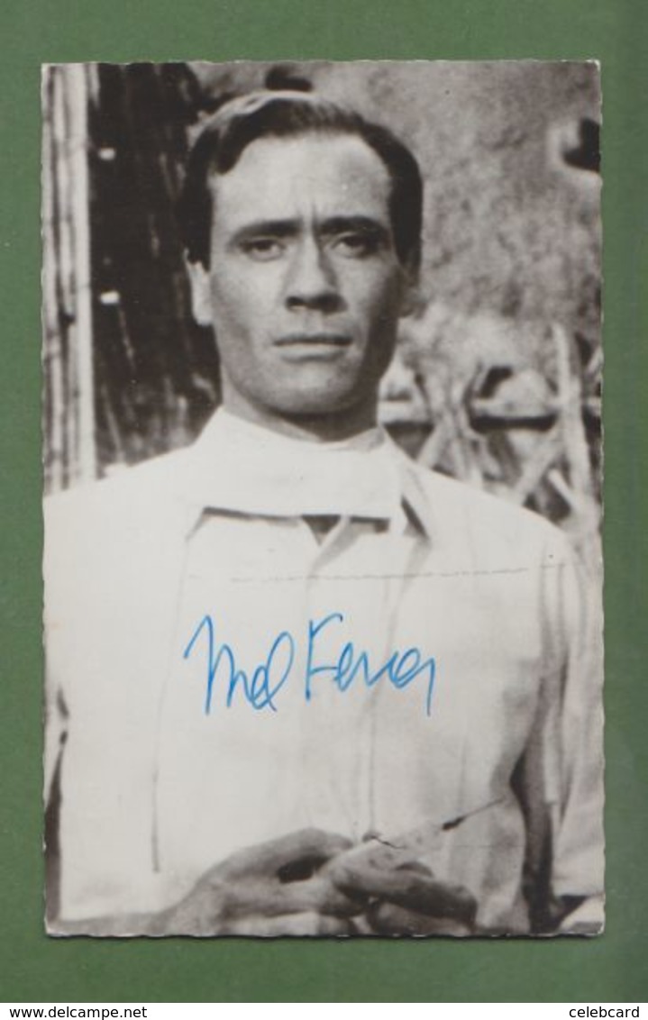 MEL FERRER  AUTOGRAPH / AUTOGRAMM  In Person Signed Glossy Photo  9x14 Cm - Sonstige & Ohne Zuordnung