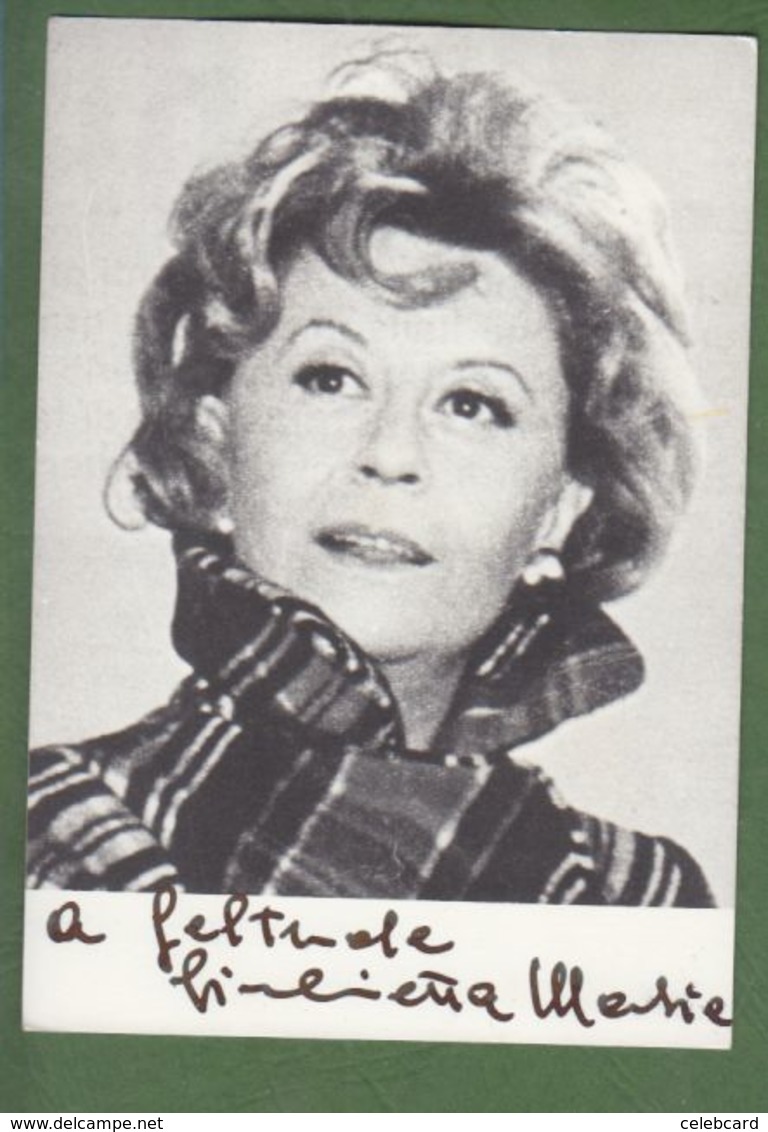 GIULIETTA MASINA AUTOGRAPH / AUTOGRAMM  In Person Signed Photo 10x15 Cm - Sonstige & Ohne Zuordnung