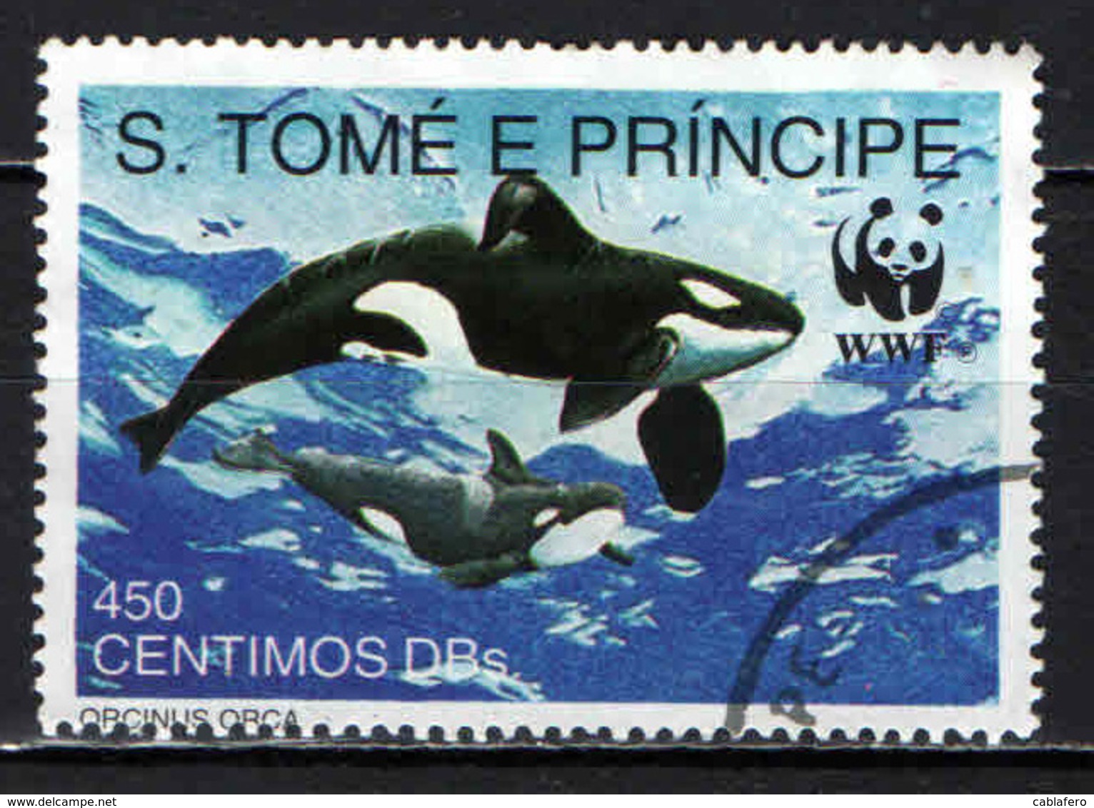 S. TOME' E PRINCIPE - 1992 - Orcinus Orca - USATO - St. Thomas & Prince