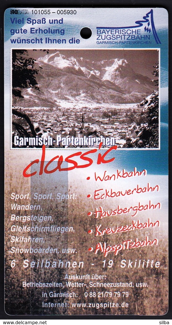 Bayerische Zugspitzbahn 2000 / Zugspitze / Top Of Germany / Railway, Cable Car / Ticket - Ferrovie