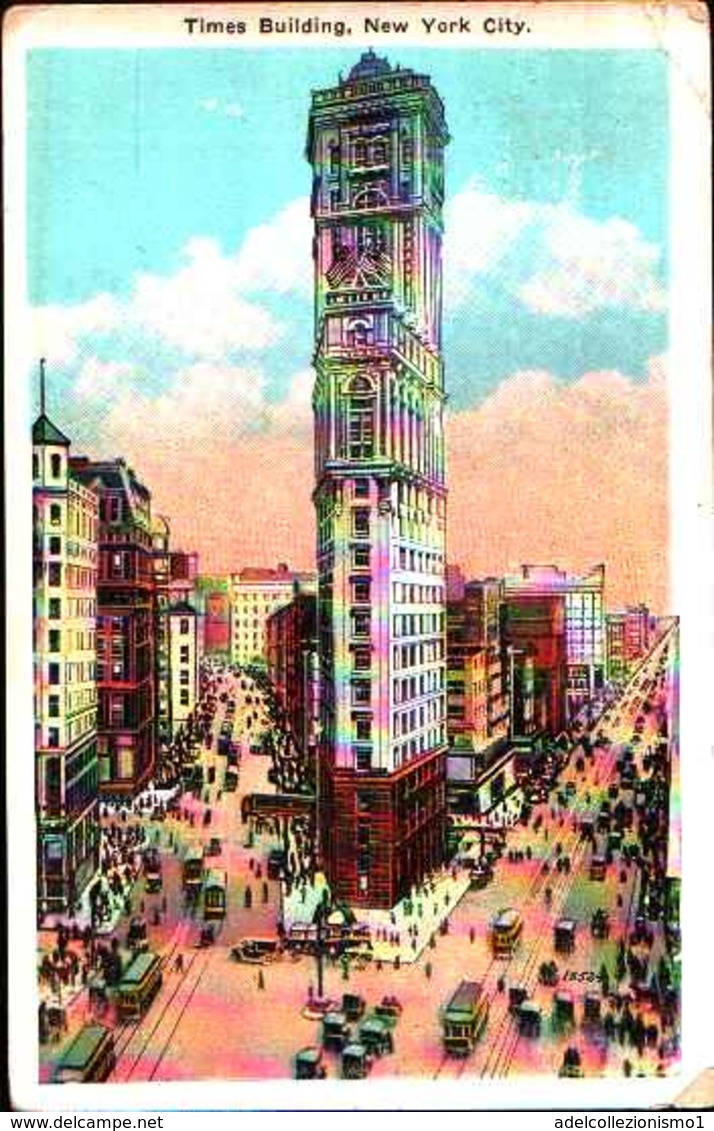 4351) Cartolina Di New York- Time Bulding -viaggiata 1926 - Altri & Non Classificati