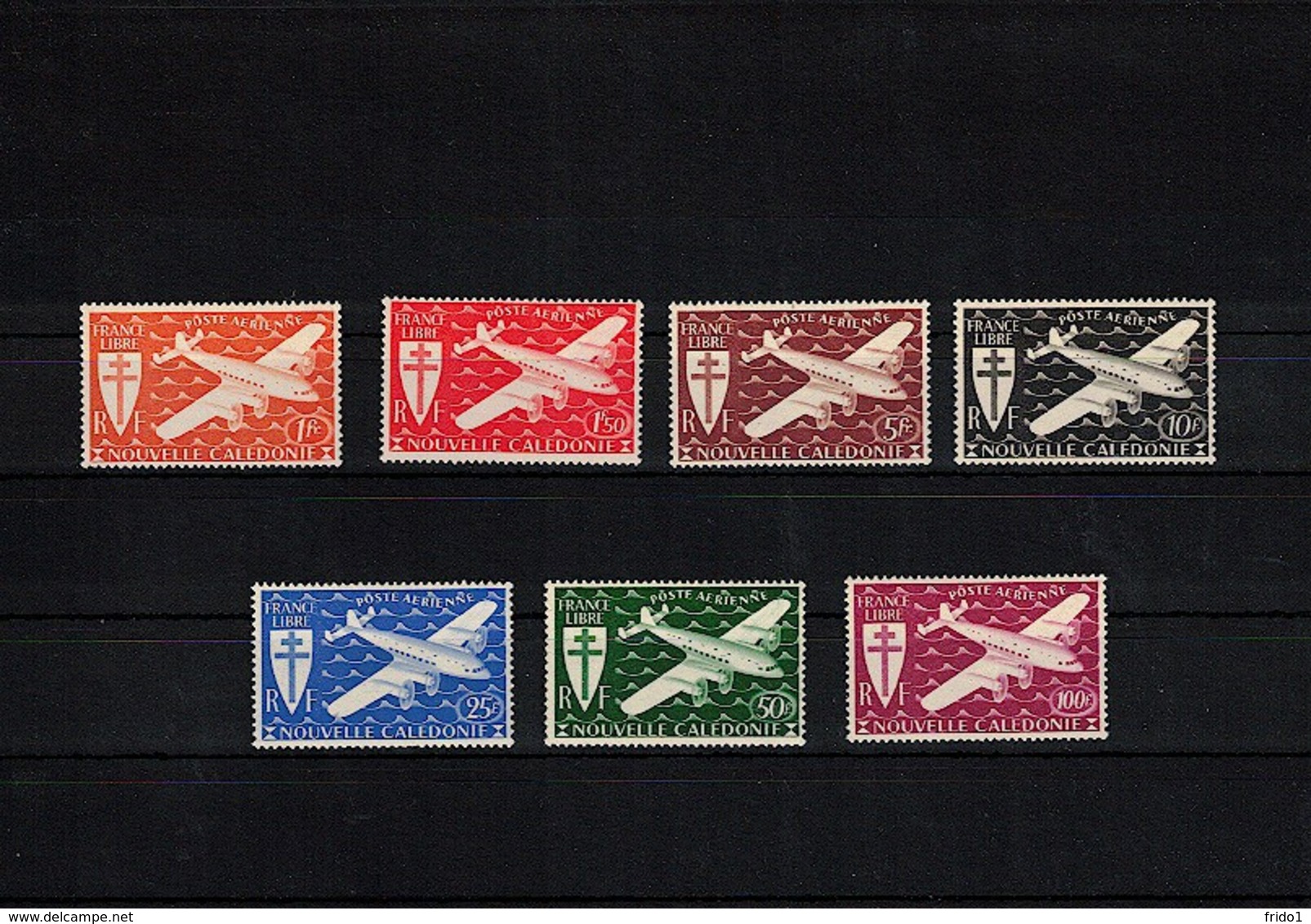 New Caledonia 1942 Airmail Set MNH / Postfrisch - Ungebraucht