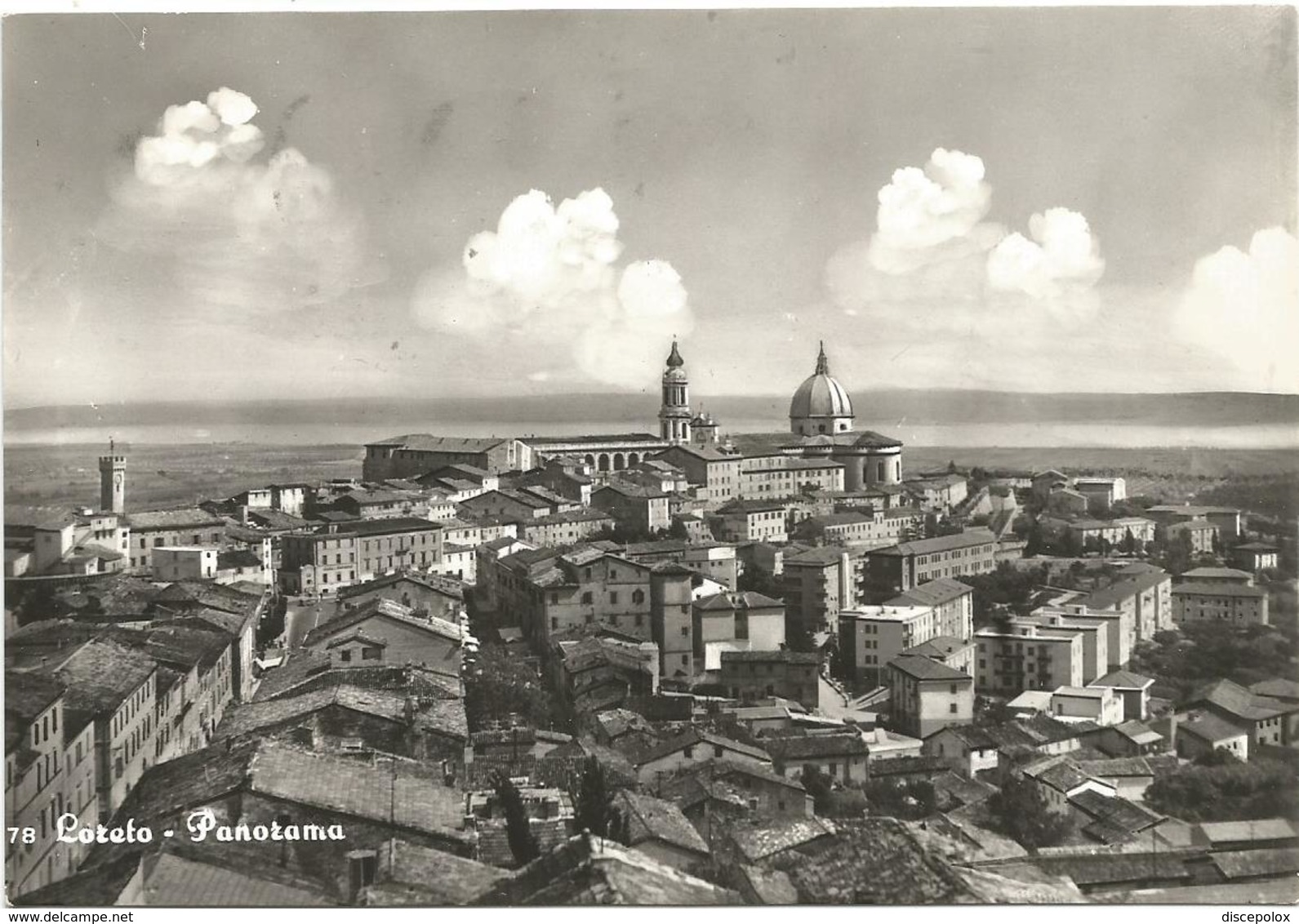 W3246 Loreto (Ancona) - Panorama Della Città / Viaggiata 1963 - Altri & Non Classificati