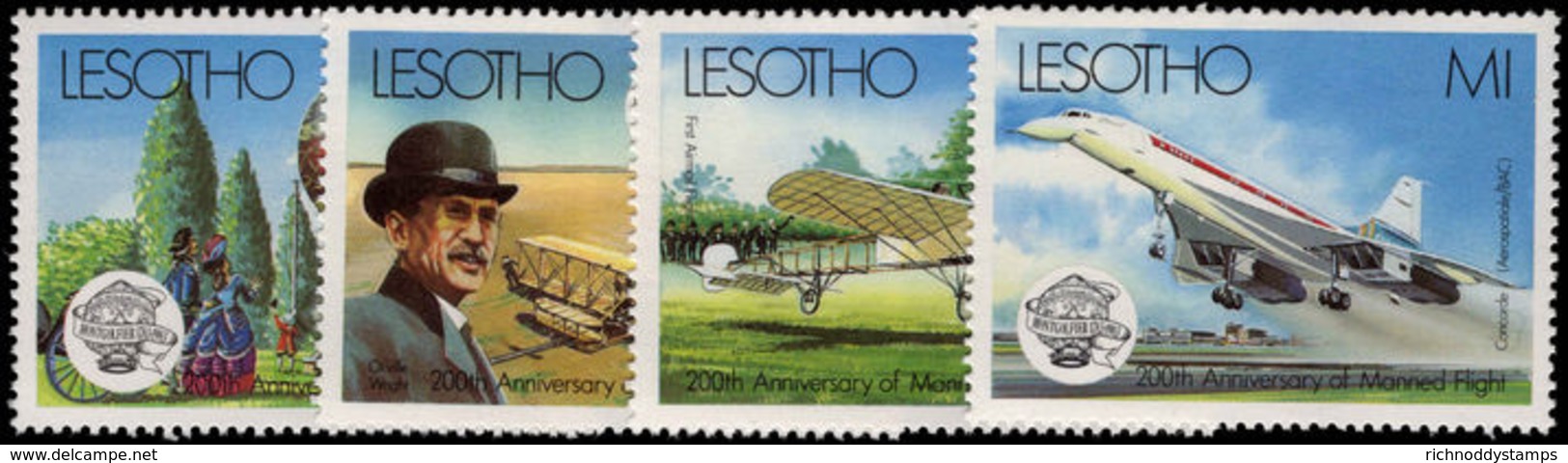 Lesotho 1983 Manned Flight Unmounted Mint. - Lesotho (1966-...)