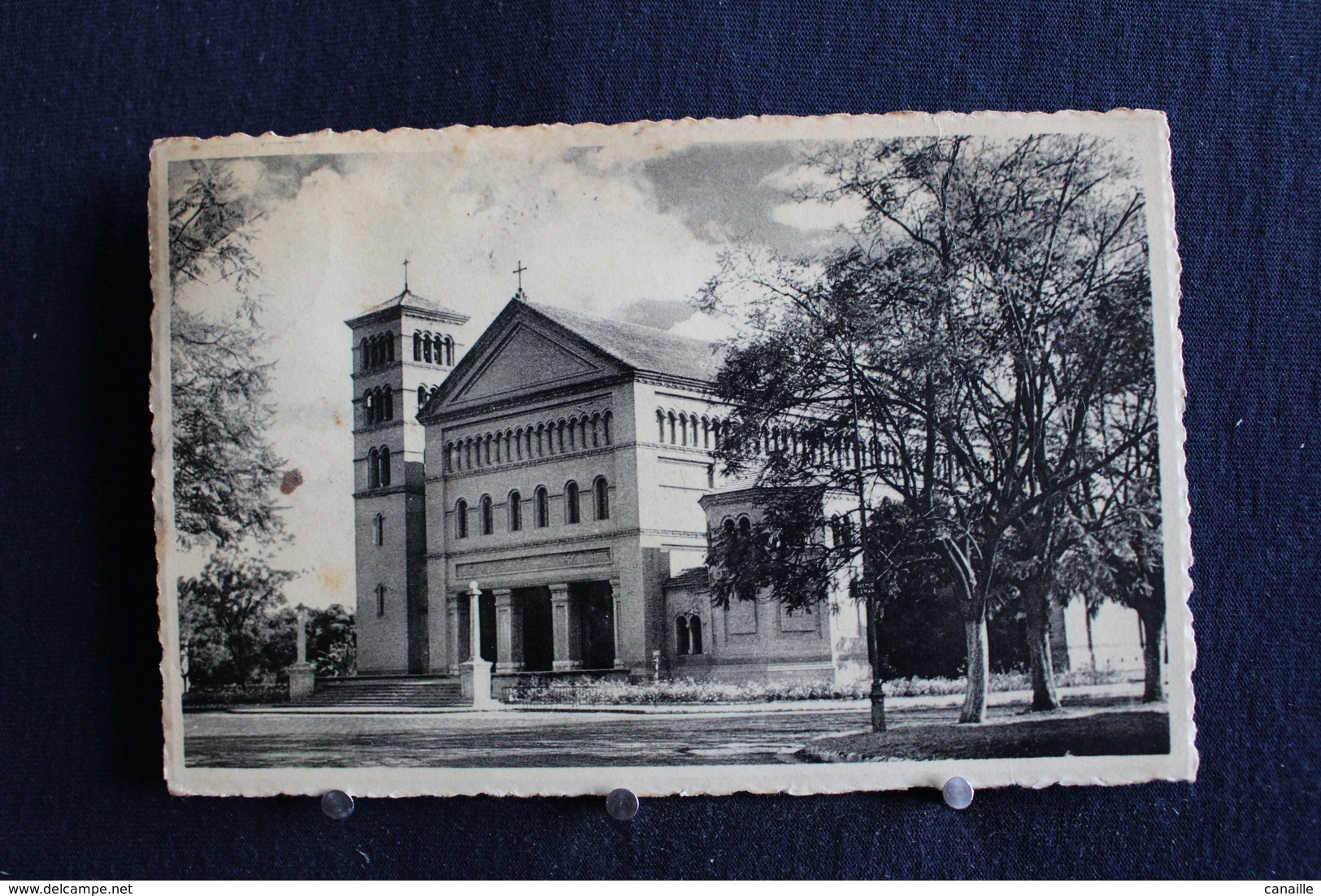 F-142 / Congo - Kinshasa (ex Zaire) > Congo Belge - Elisabethville - Cathédrale  / Circulé 1951 - Lubumbashi