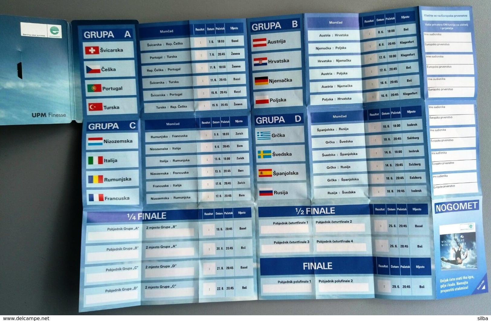 Croatia / Football Guide / UEFA EURO 2008 / Austria, Switzerland - Dépliants Turistici